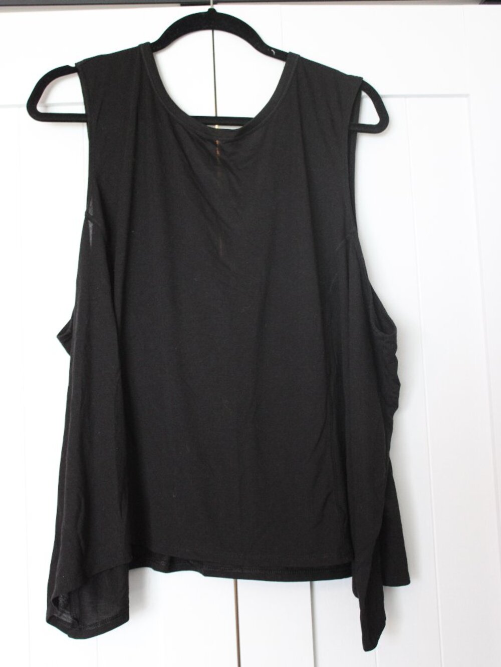 Old Navy Active Ultralite Tank | Women’s 4X | Black | Criss‑Cross Back